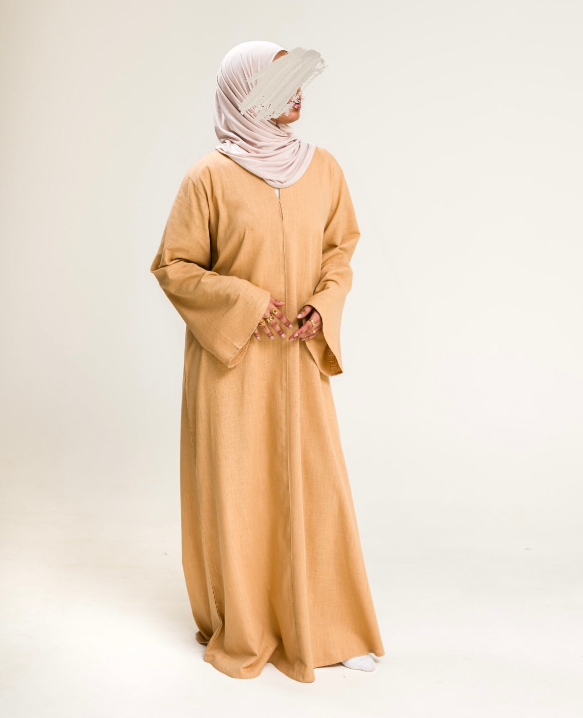 Abaya Murih Linen Desert