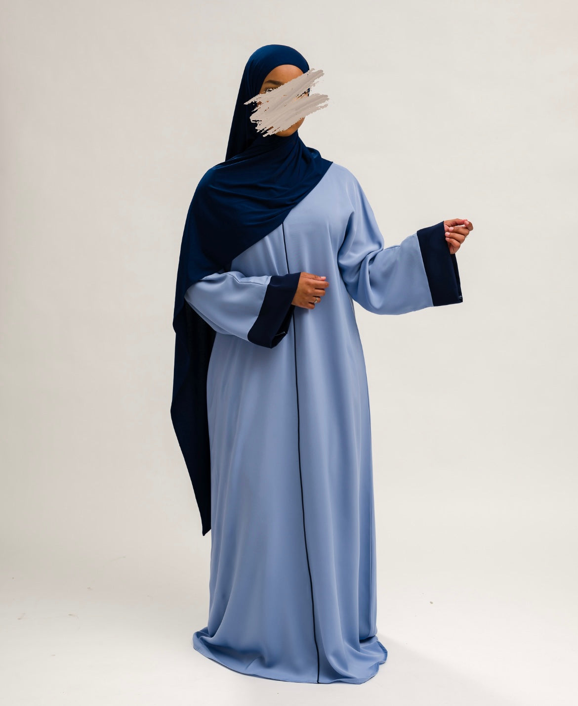 Abaya Farha Stone Blue