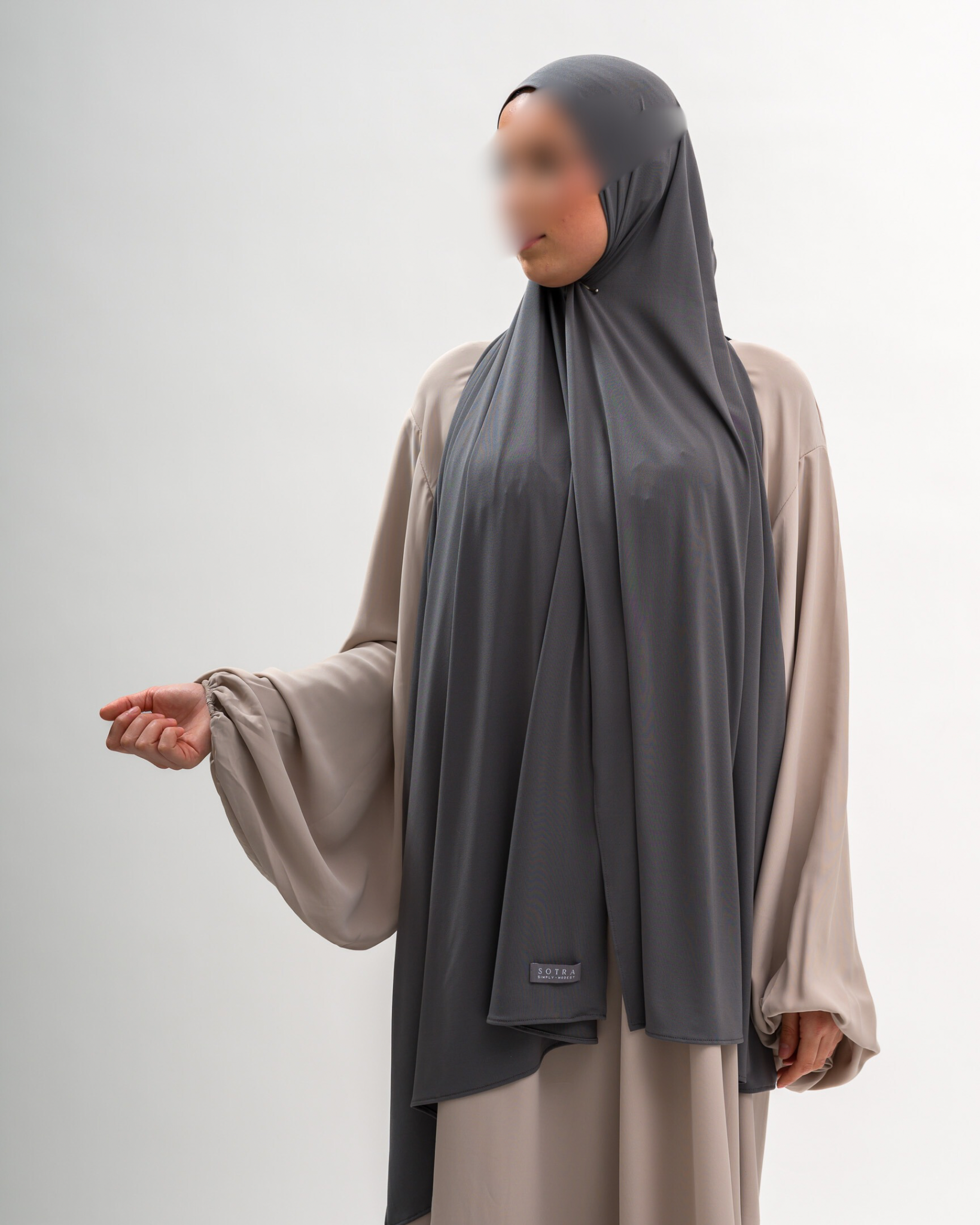 Premium Jersey Scarf Darkgrey