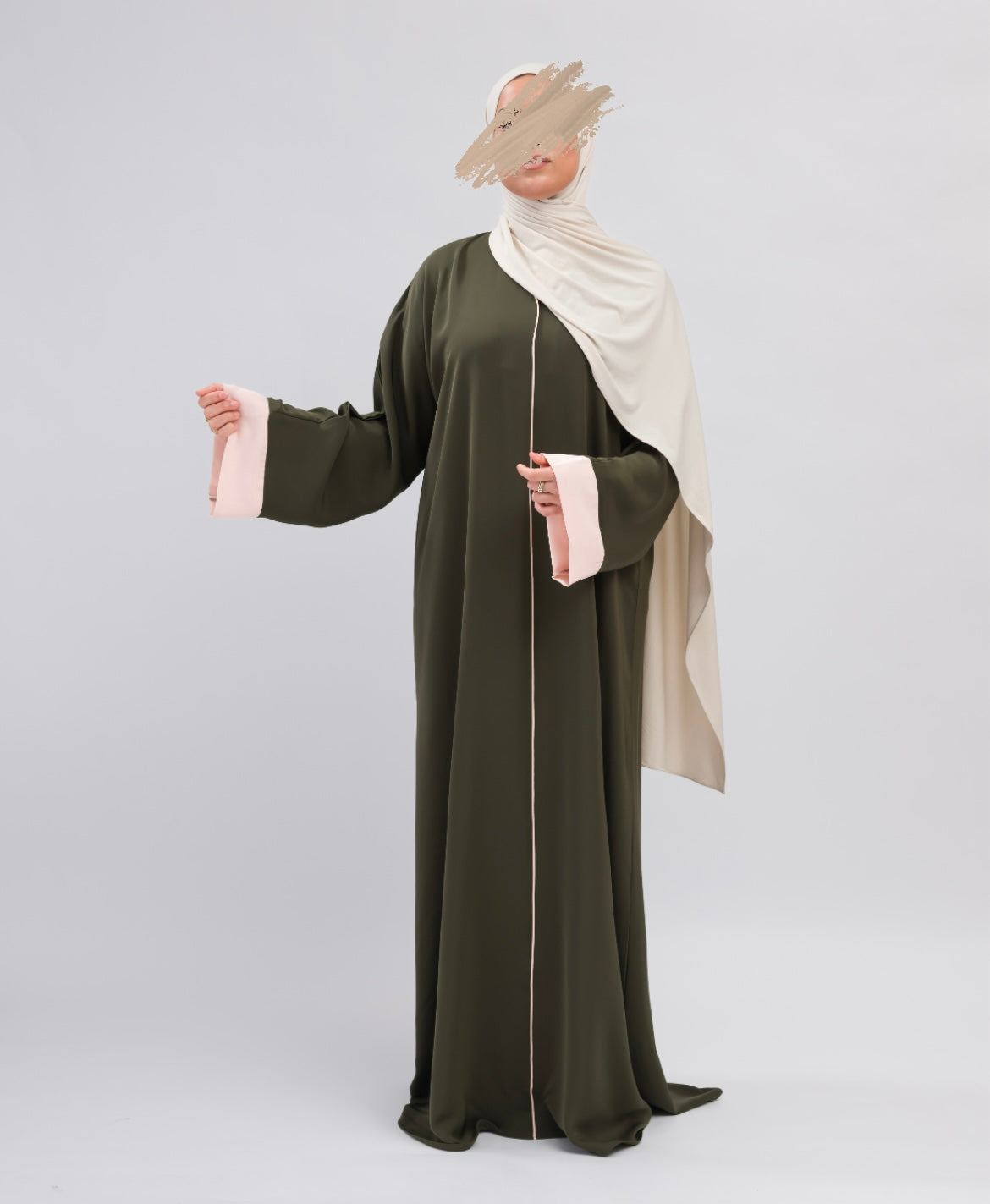 Abaya Farha Olive