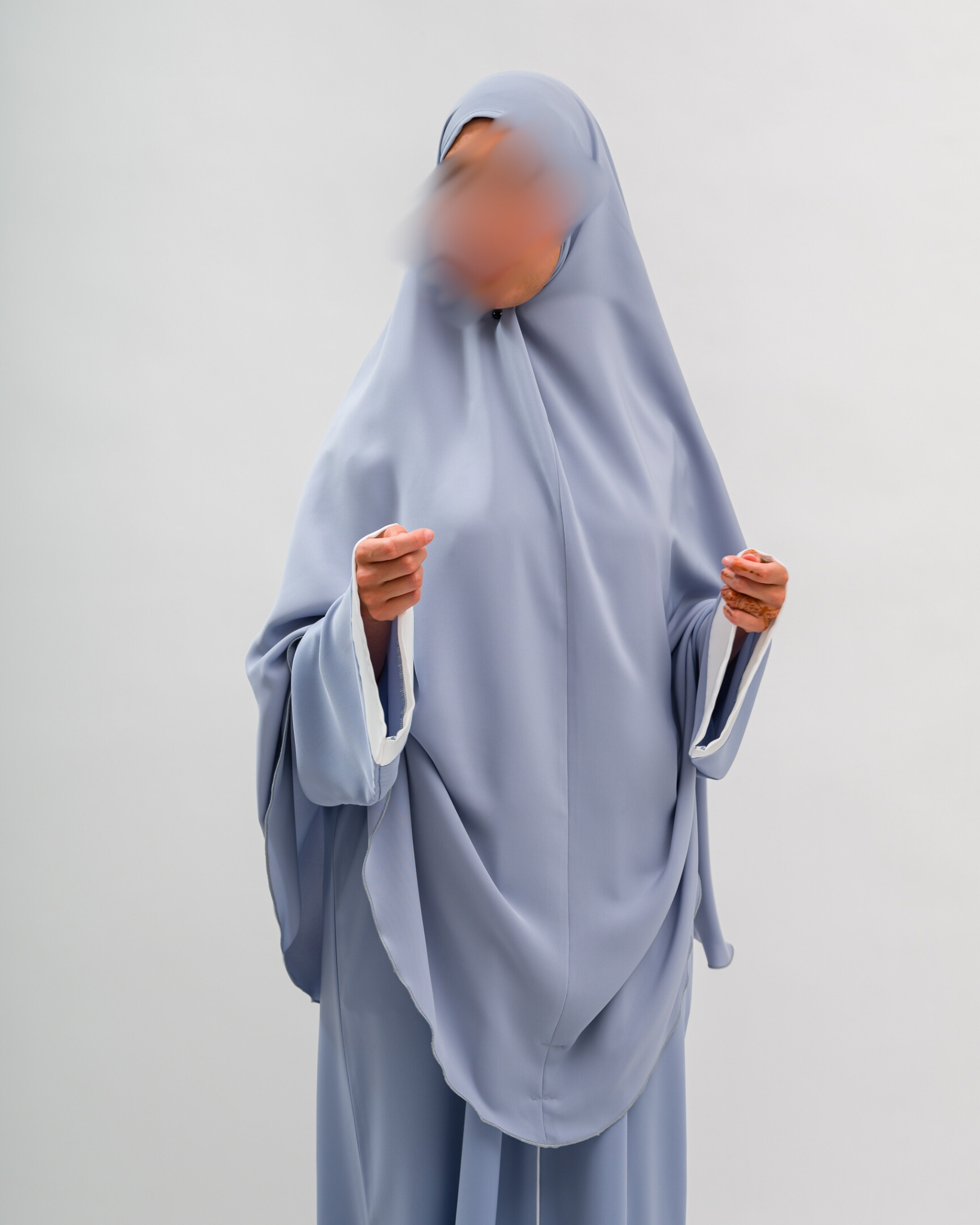 Hip Khimar Elegant Azzuro
