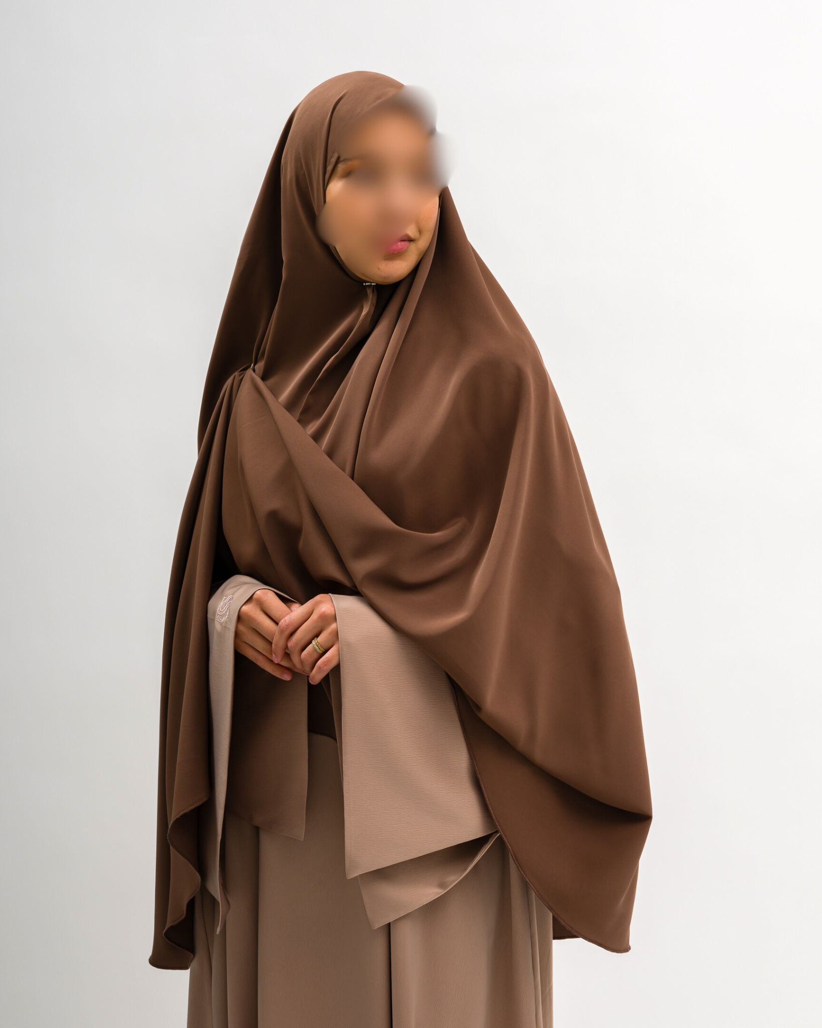 Hip Khimar Elegant Coffee