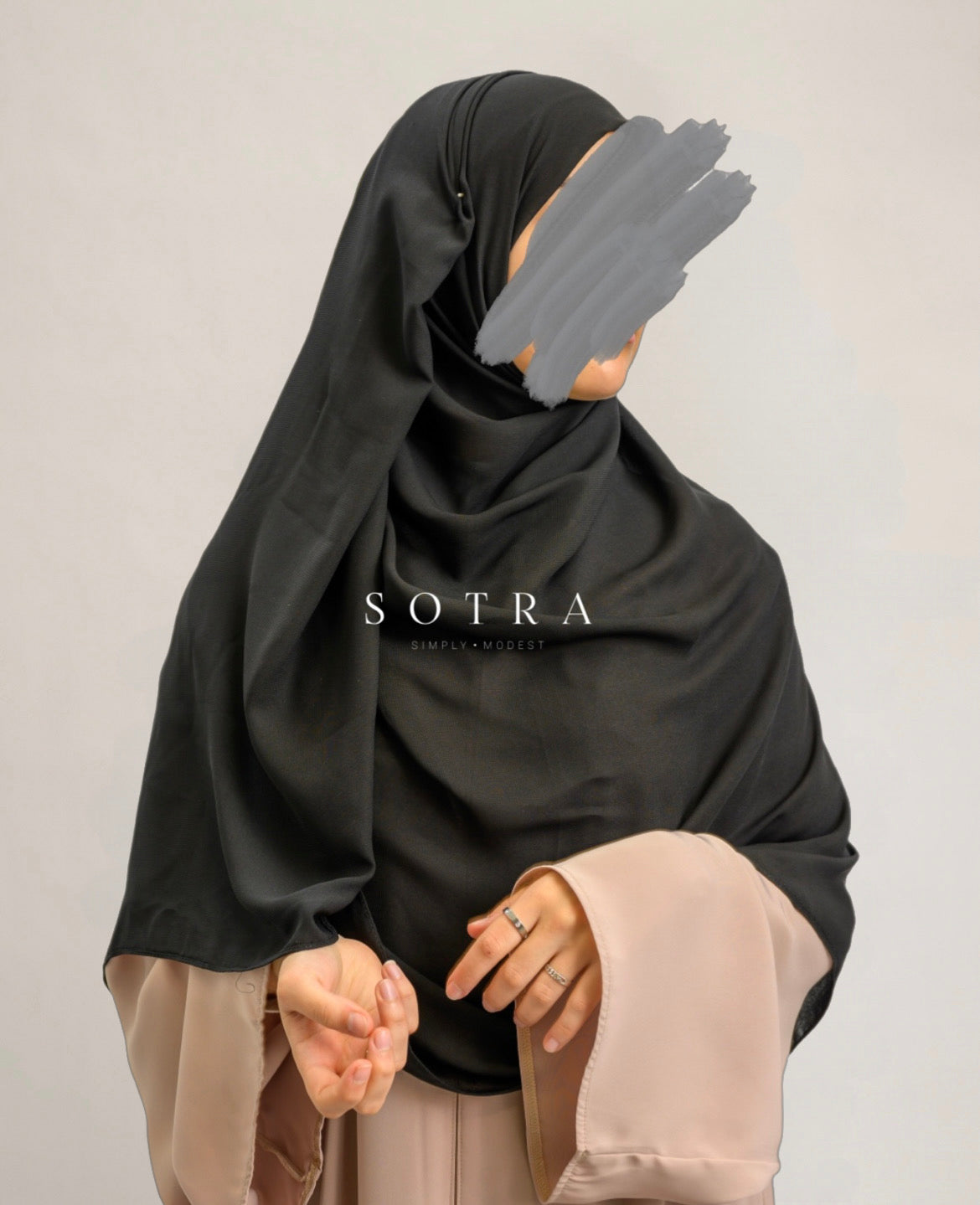 XXL Saudische Sjaal Zwart