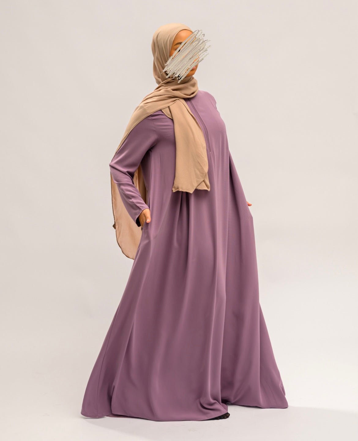Abaya Amarah Lavendel